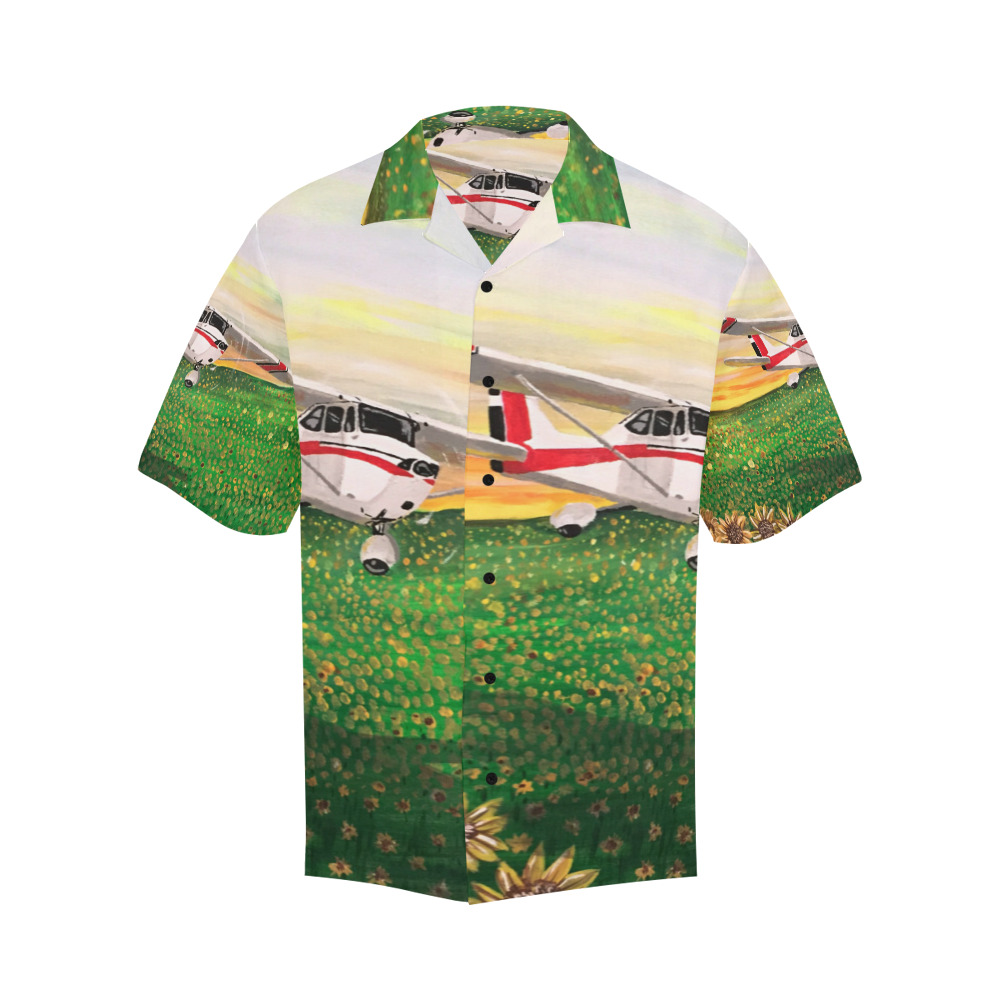 The Flight Of Sunflowers Hawaiian Shirt (Model T58)