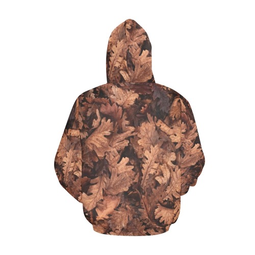 Fall LeavesMade in America All Over Print Hoodie for Men (USA Size) (Model H13)