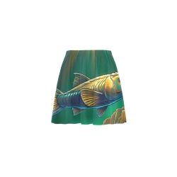 Celestial Swim Mini Skating Skirt (Model D36)