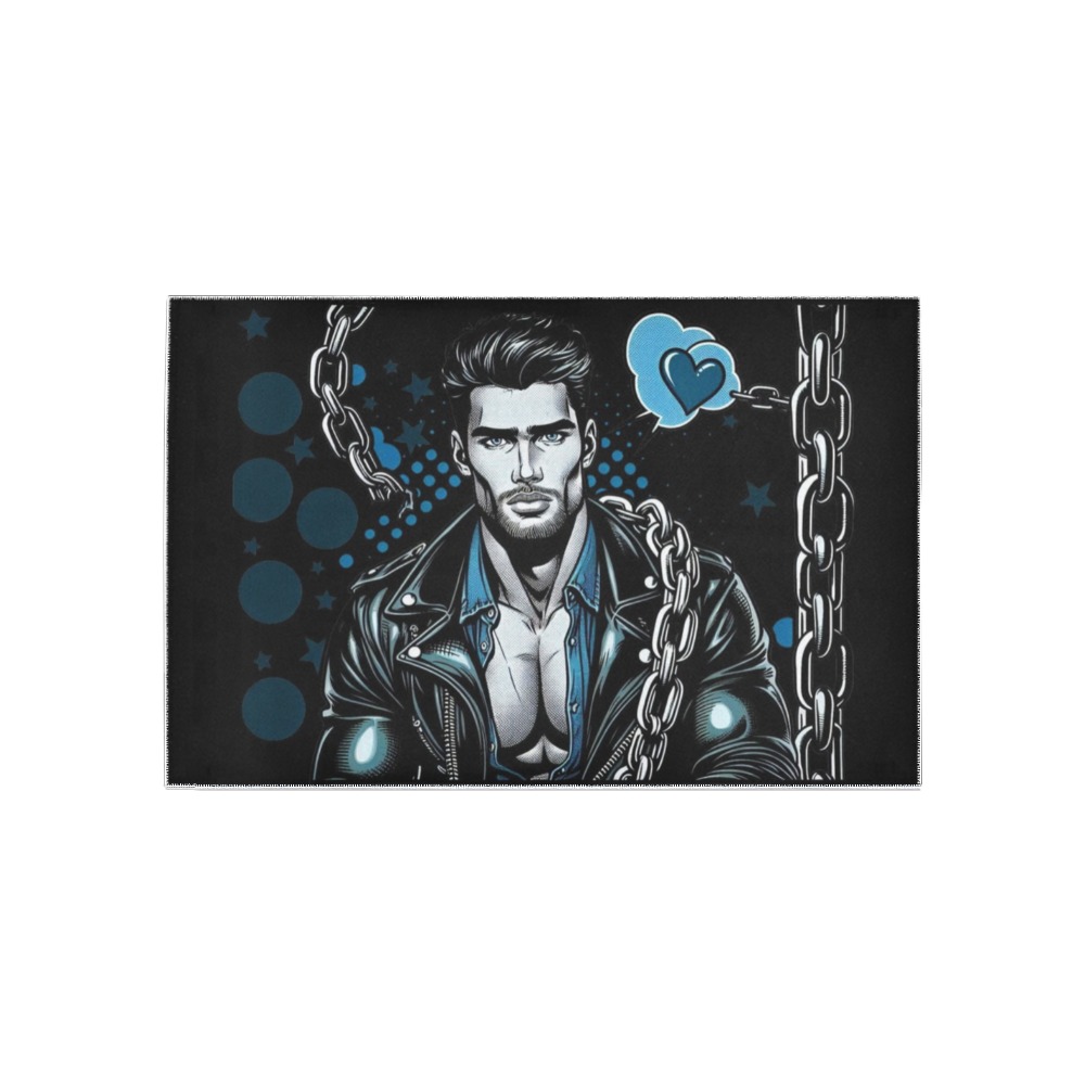 Bad Boy 2 by Fetishworld Area Rug 5'x3'3''