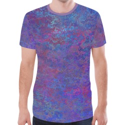 Grunge Texture New All Over Print T-shirt for Men (Model T45)
