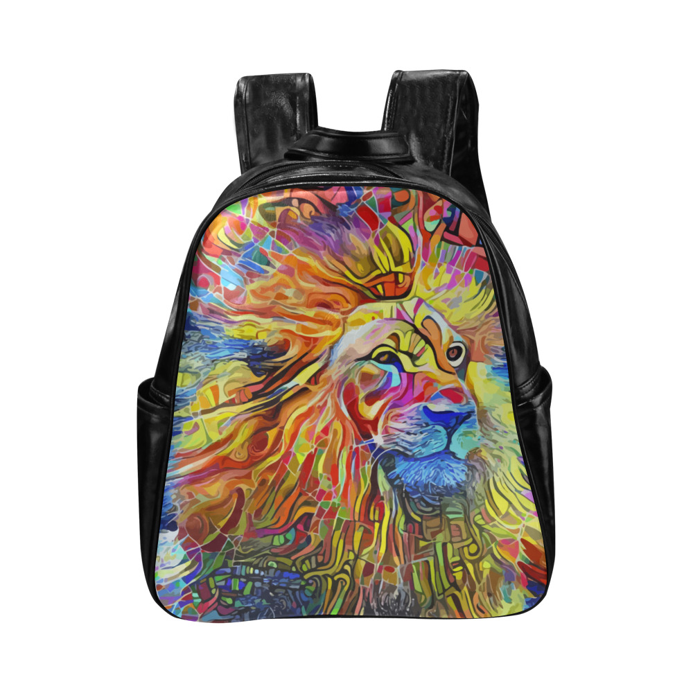 Bold as a Lion Multi-Pockets Backpack (Model 1636)