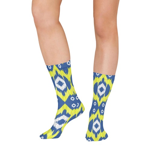 Ikat modern PC6 All Over Print Socks for Women