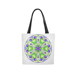 mandala Canvas Tote Bag (Model 1657)