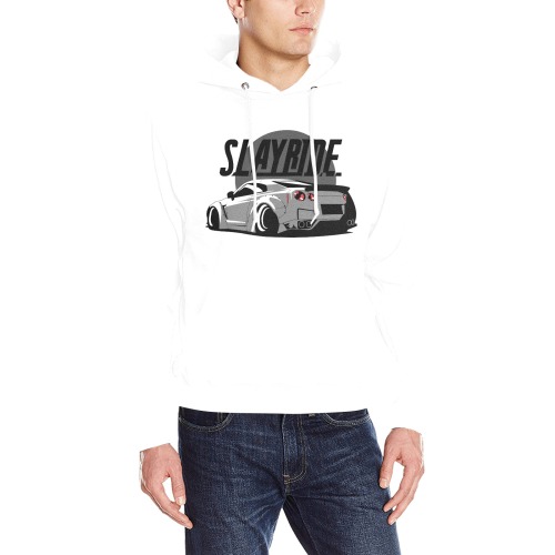 GTR-BLANC Men's Classic Hoodie (Model H17)