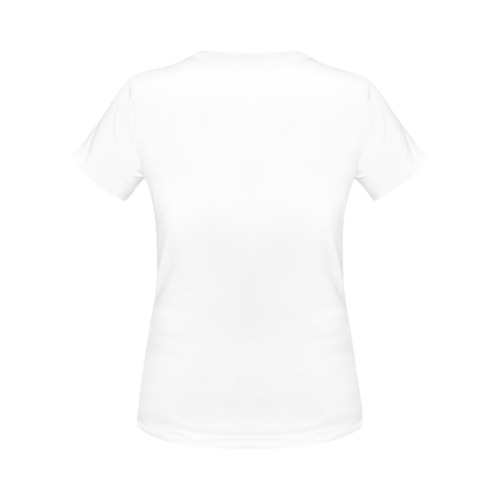 Overcomer (Wh text) T-Shirt White Sara Women Women's T-Shirt in USA Size (Front Printing Only)