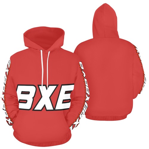 BXB RAMBO RED HOODIE All Over Print Hoodie for Men (USA Size) (Model H13)