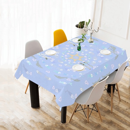 ezra Thickiy Ronior Tablecloth 84"x 60"