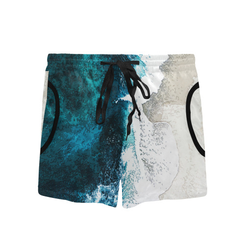 Ocean And Beach Women's Mid-Length Board Shorts (Model L55)