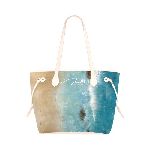 Blue Water By June Yu Clover Canvas Tote Bag (Model 1661)