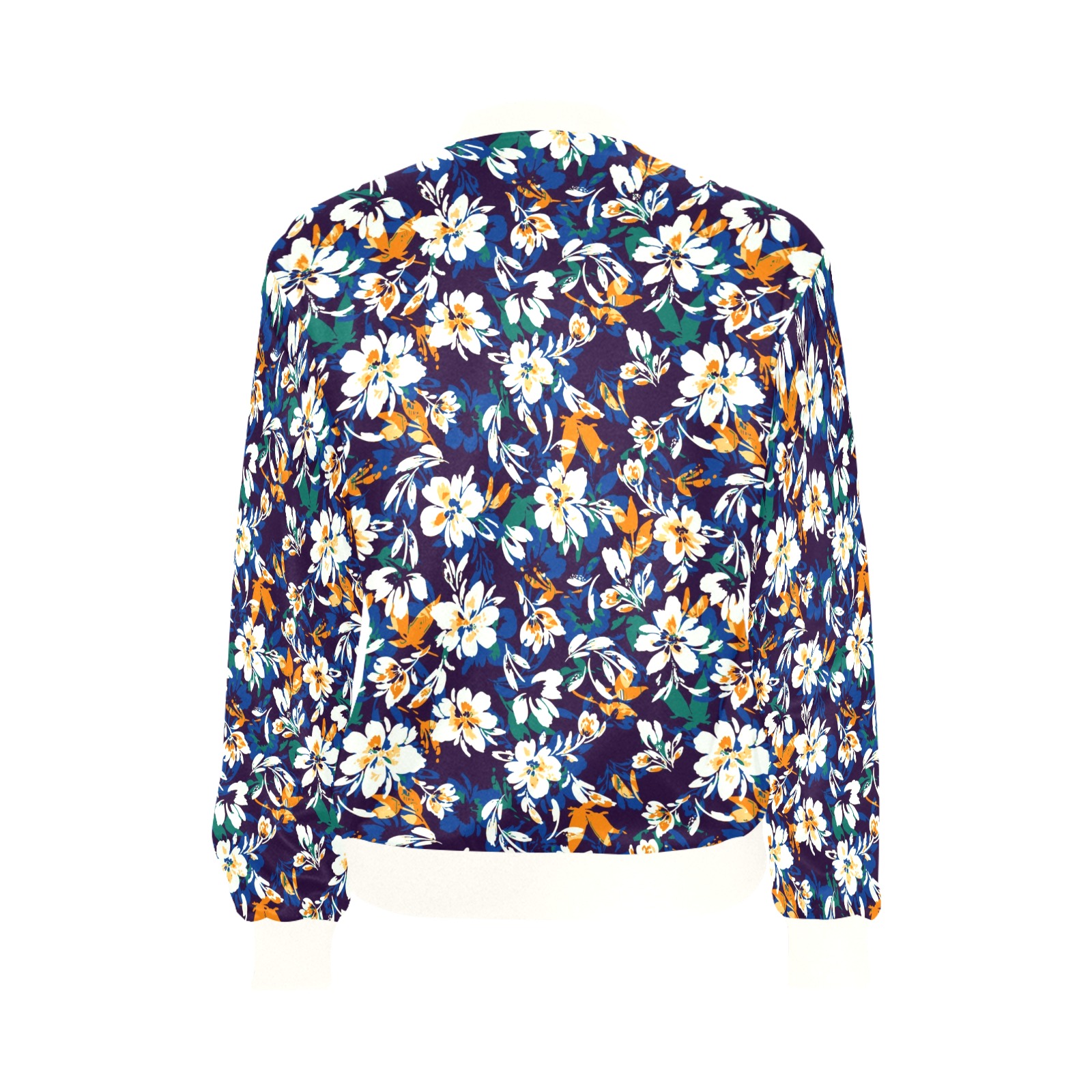 Floral garden modern 001 All Over Print Bomber Jacket for Women (Model H36)