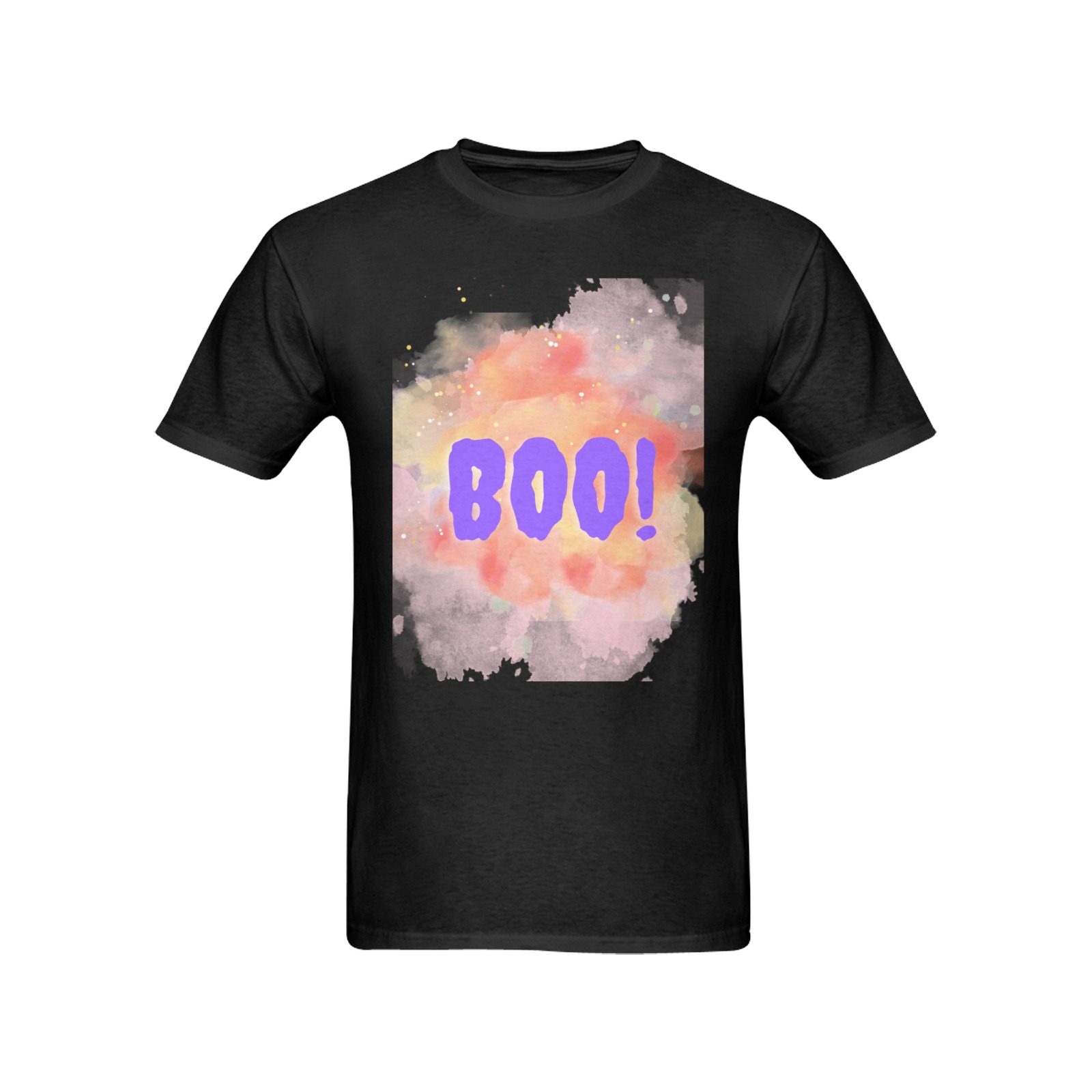 boo! Men's T-Shirt in USA Size (Two Sides Printing)