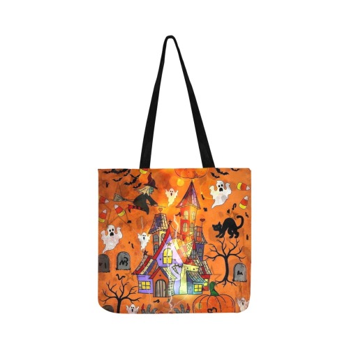Candy Bag Halloween 2021 Pop Art by Nico Bielow Reusable Shopping Bag Model 1660 (Two sides)