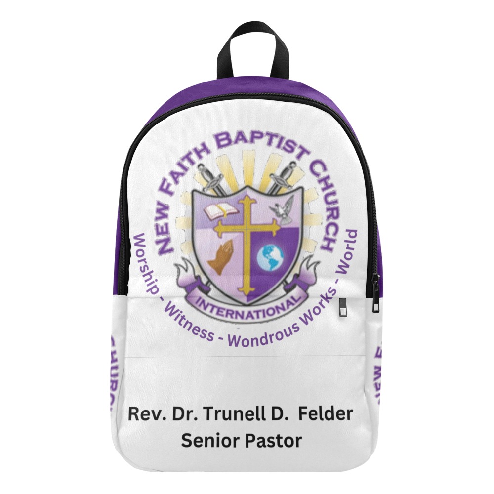 Church Back Pack Fabric Backpack for Adult (Model 1659)
