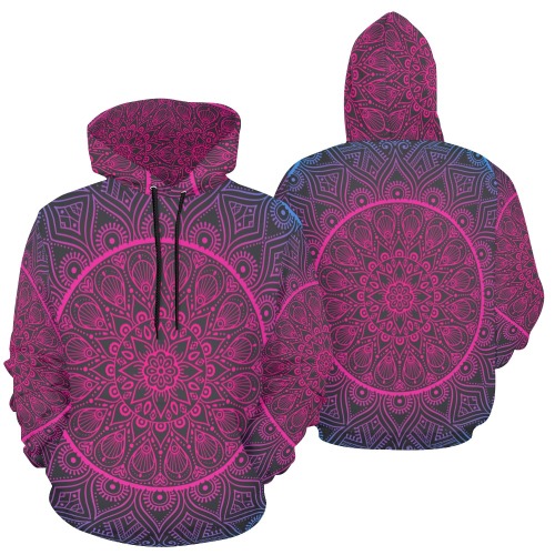Mandala Paper (12)x7507 All Over Print Hoodie for Men (USA Size) (Model H13)