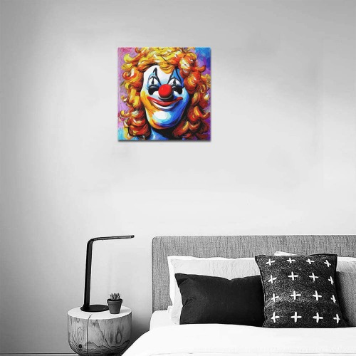 clown-004 Upgraded Canvas Print 16"x16"