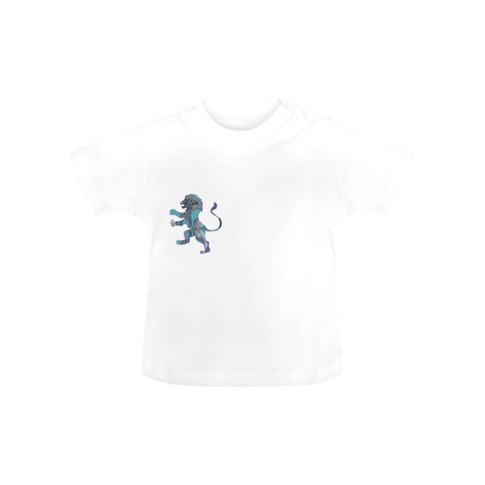 lion broderie Baby Classic T-Shirt (Model T30)