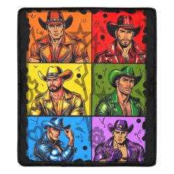 Cowboys Rainbow by Fetishworld Ultra-Soft Micro Fleece Blanket 70''x80''