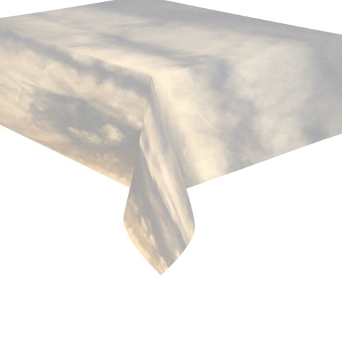 Rippled Cloud Collection Cotton Linen Tablecloth 60"x 84"