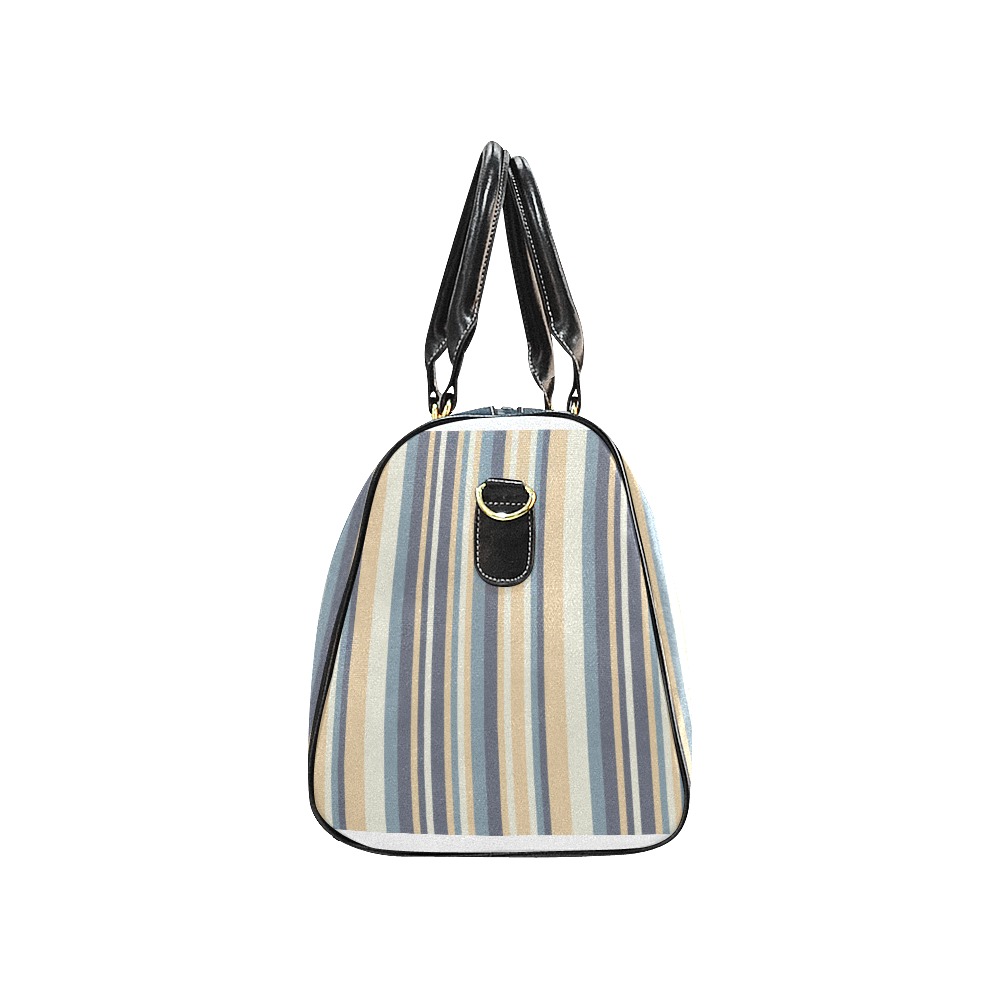 Classic Stripes Travel Bag New Waterproof Travel Bag/Large (Model 1639)