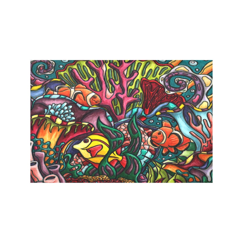 Coral reef Placemat 12’’ x 18’’ (Set of 4)