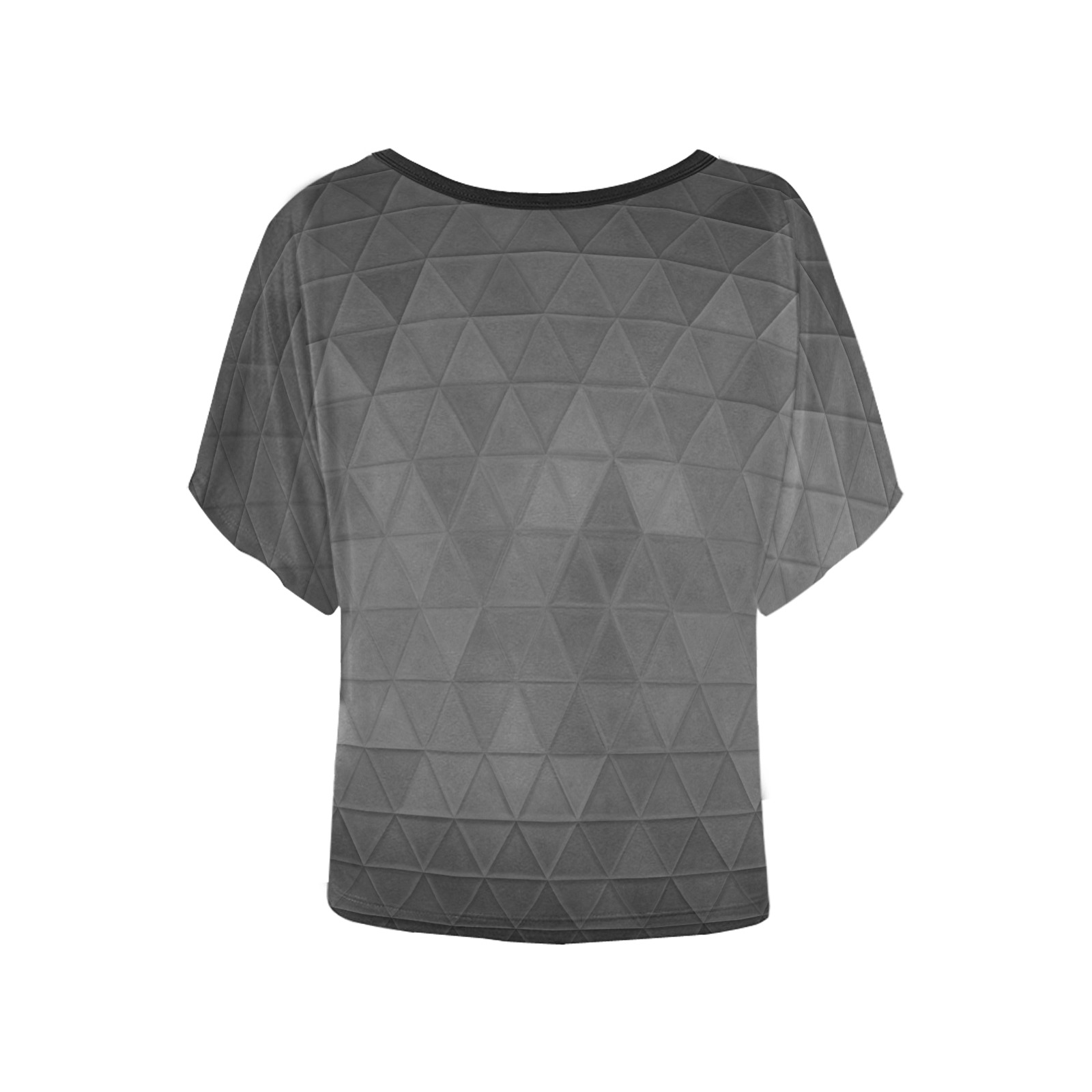 mosaic triangle 15 Women's Batwing-Sleeved Blouse T shirt (Model T44)