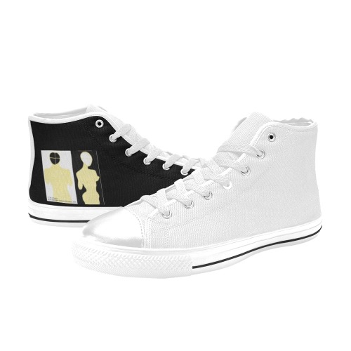 1 High Top Canvas Shoes for Kid (Model 017)