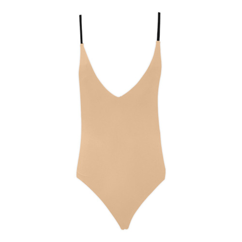CREAM Sexy Lacing Backless One-Piece Swimsuit (Model S10)