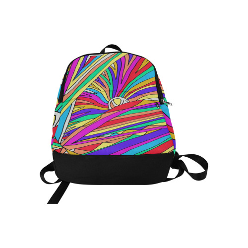 Abstract Sunset Fabric Backpack for Adult (Model 1659)