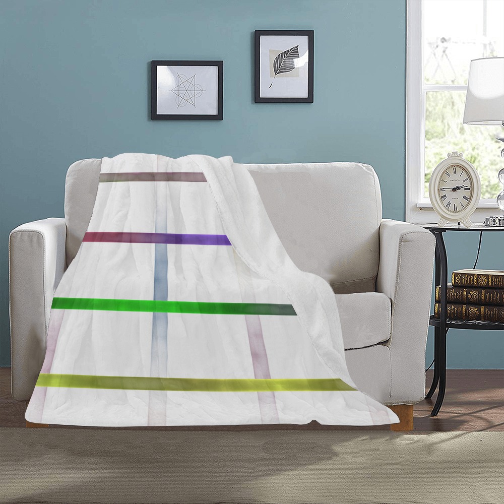 blurred lines Ultra-Soft Micro Fleece Blanket 30''x40''