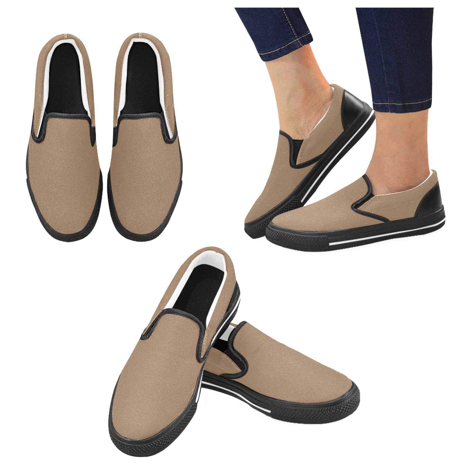 20170912082910756932 Men's Slip-on Canvas Shoes (Model 019)