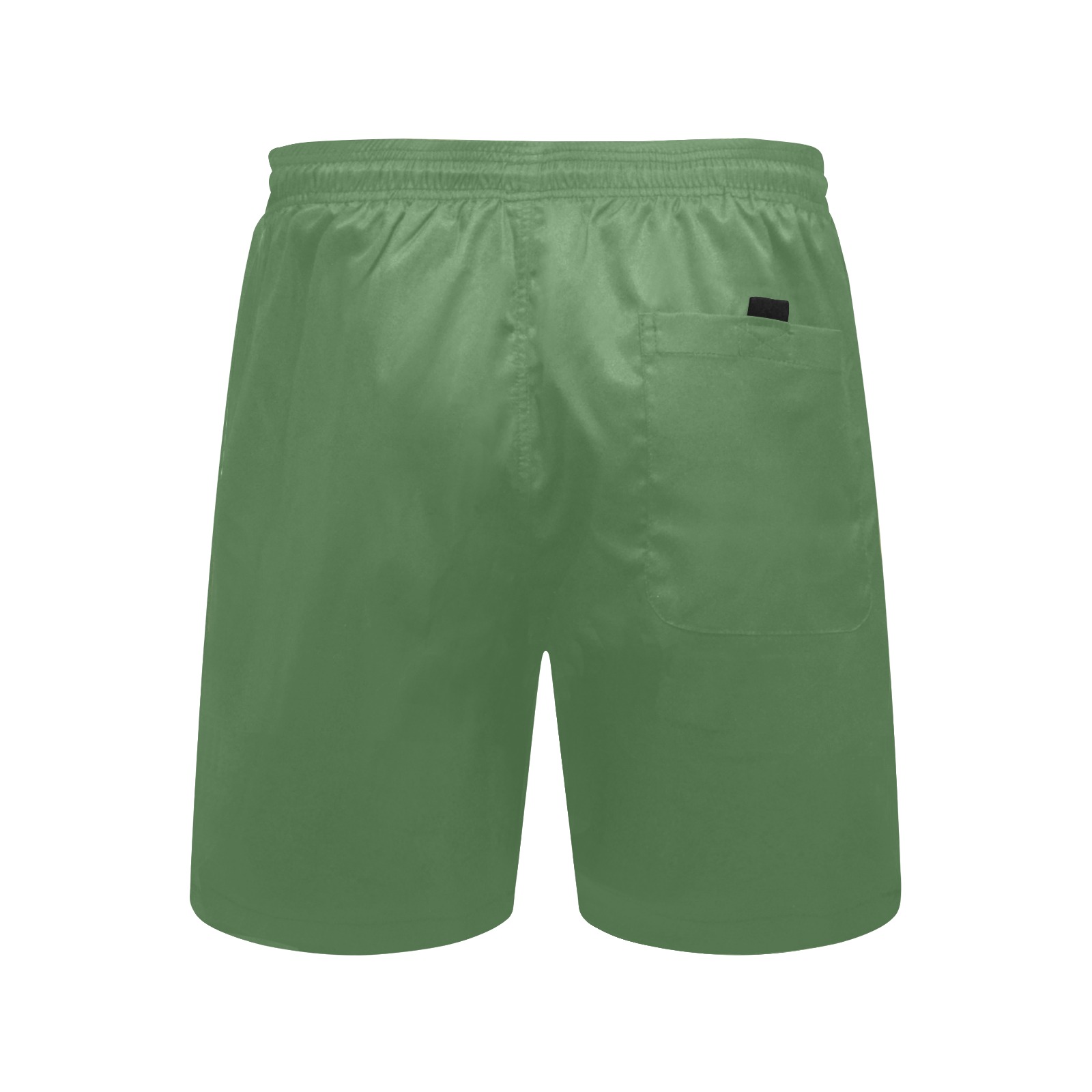 color artichoke green Men's Mid-Length Beach Shorts (Model L51)