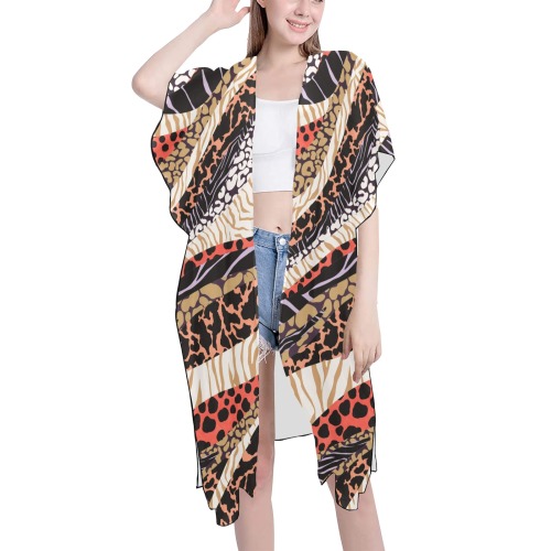 Wavy mix of wild animal skin_01