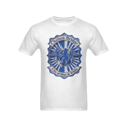 Chelsea Historic Blue Bridge T-Shirt, Premier Soccer Fan Gift