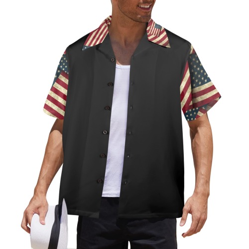 Patriotic USA American Flag Art / Black