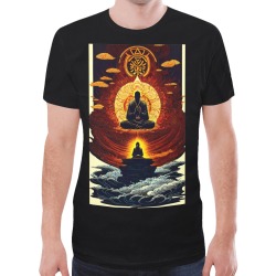 Shaolin Monk Fantasy Art 026 New All Over Print T-shirt for Men (Model T45)