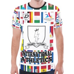 DIONIO Clothing - INTERNATIONAL ATHLETICS T-Shirt New All Over Print T-shirt for Men (Model T45)