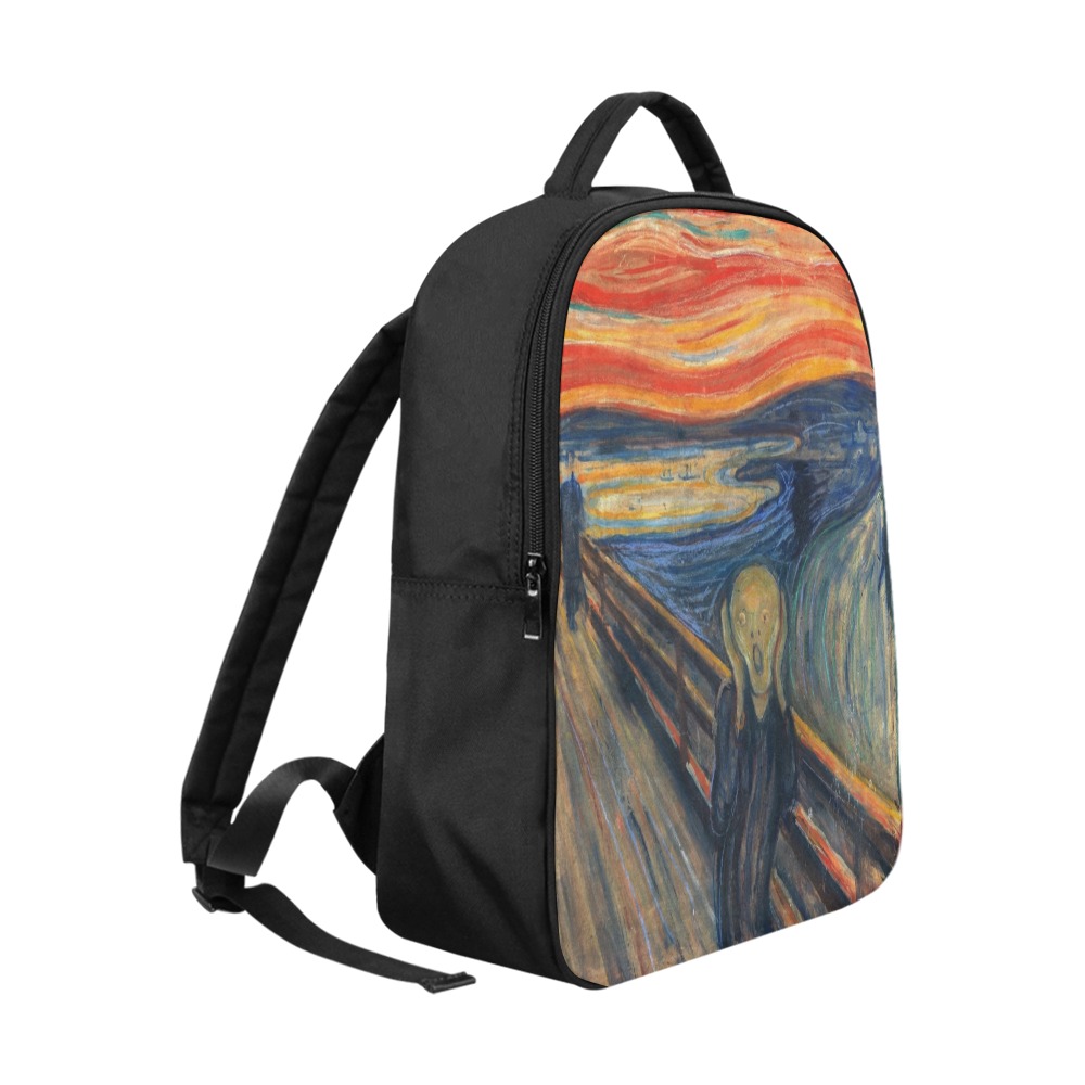 Edvard Munch-The scream Popular Fabric Backpack (Model 1683)