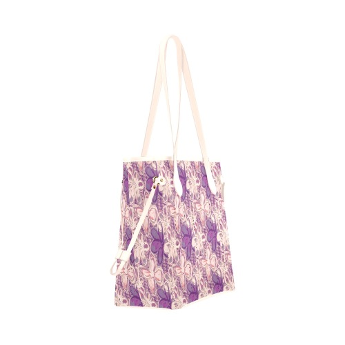 Fashionable floral Clover Canvas Tote Bag (Model 1661)