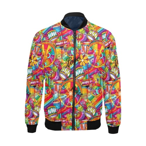 Schlager Love Move 2022 by Nico Bielow All Over Print Bomber Jacket for Men (Model H19)