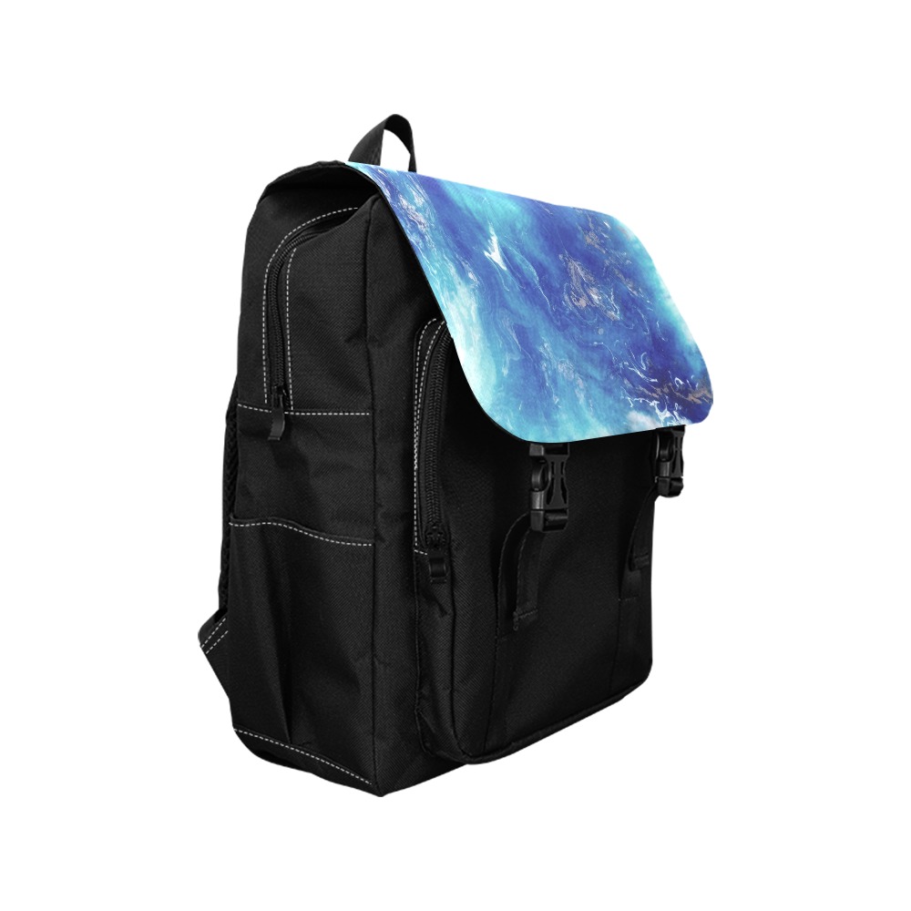 Encre Bleu Photo Casual Shoulders Backpack (Model 1623)