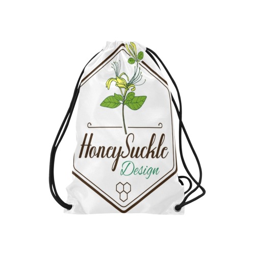 Honey Suckle Small Drawstring Bag Model 1604 (Twin Sides) 11"(W) * 17.7"(H)