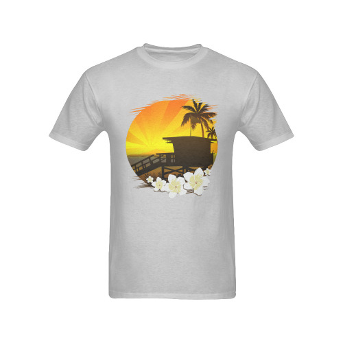 The Beach Life Men's T-Shirt in USA Size (Front Printing Only)