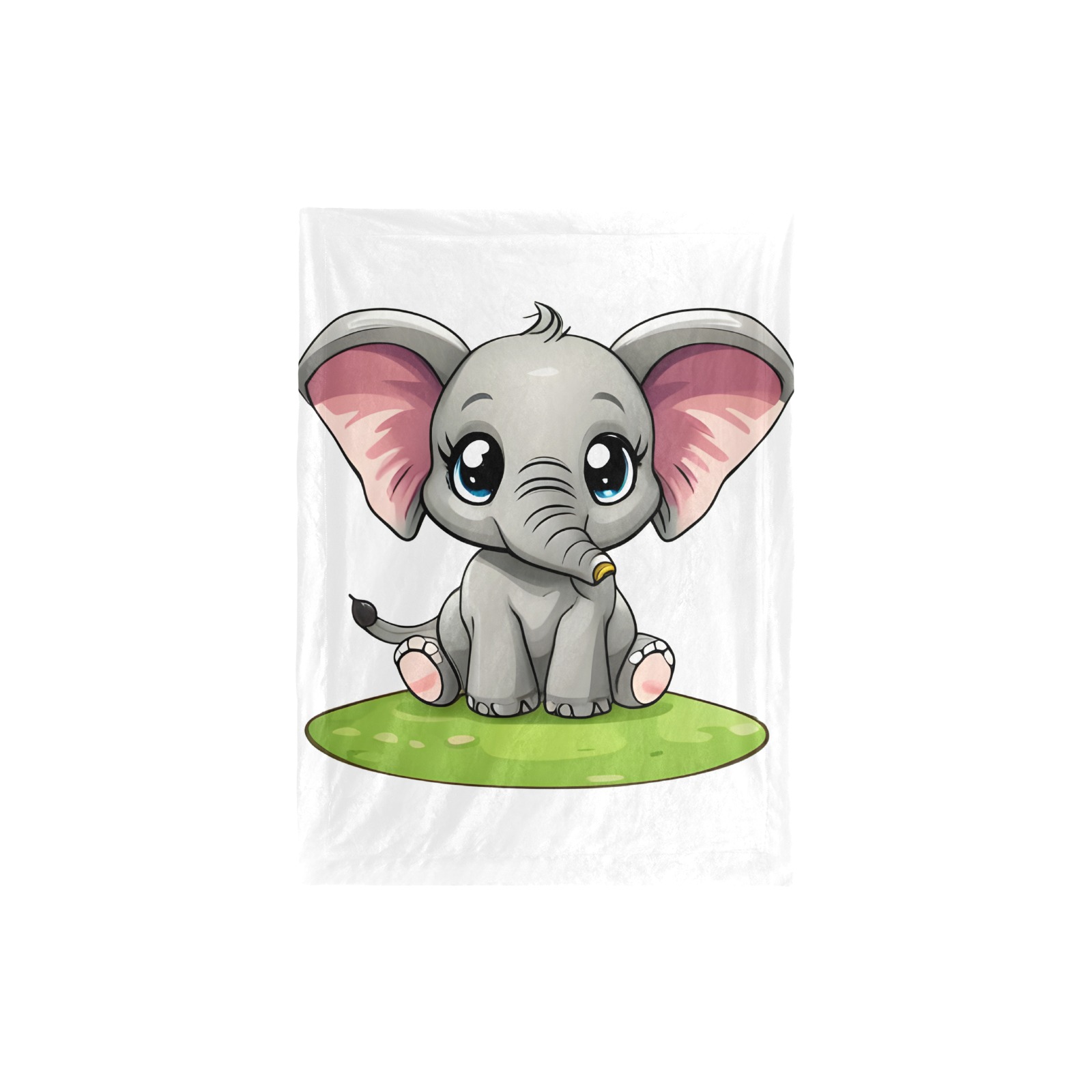 baby elephant Baby Blanket 30"x40"