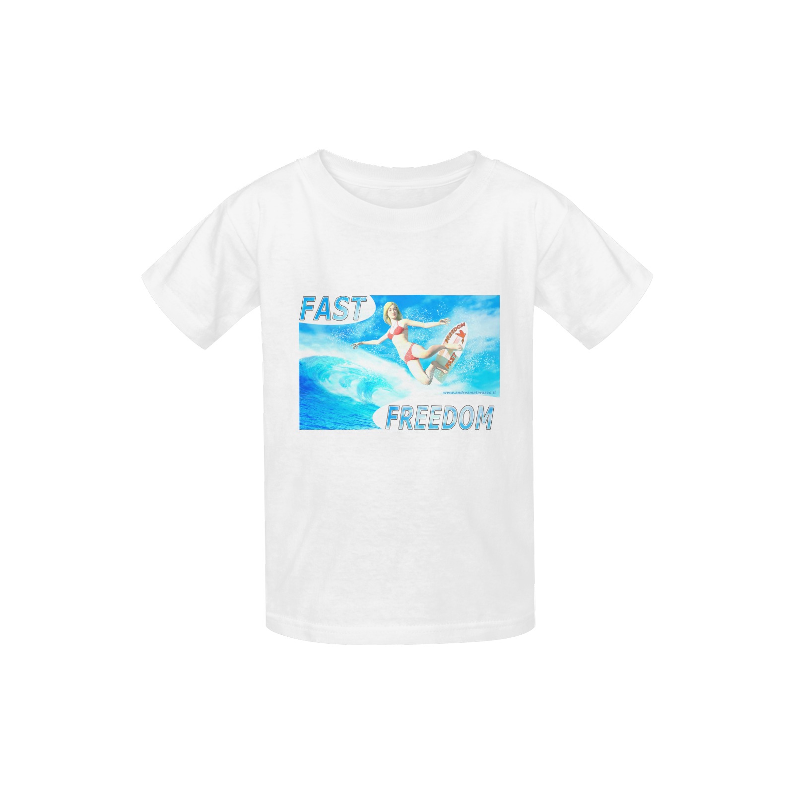 Fast Freedom Kid's  Classic T-shirt (Model T22)