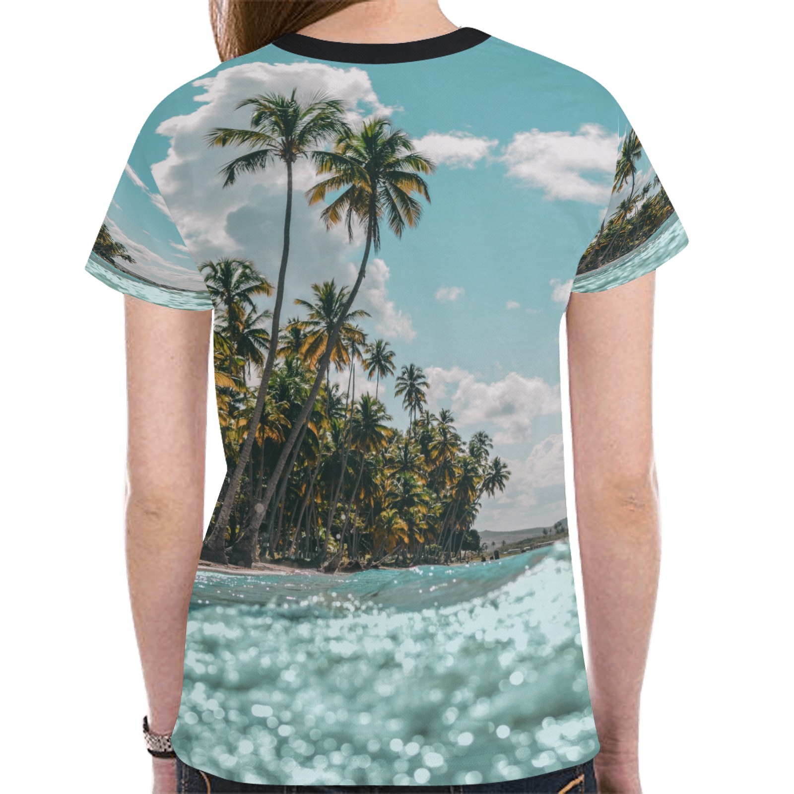 sandy beach collectable fly New All Over Print T-shirt for Women (Model T45)