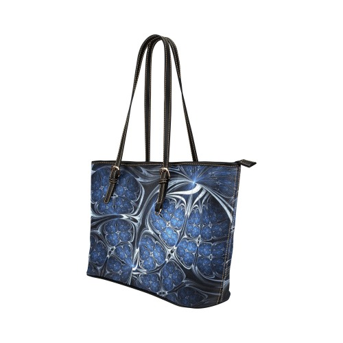 mcesherinspiredceiling Leather Tote Bag/Small (Model 1651)