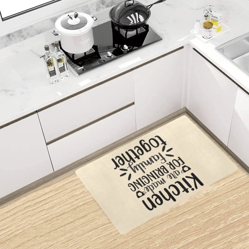 Kitchen are made for bringing family together Kitchen Mat 28"x17"