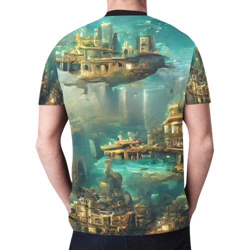 Imagination 031 New All Over Print T-shirt for Men (Model T45)