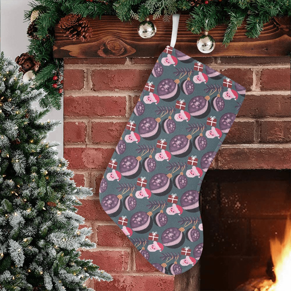 Christmas design Christmas Stocking (Without Folded Top)
